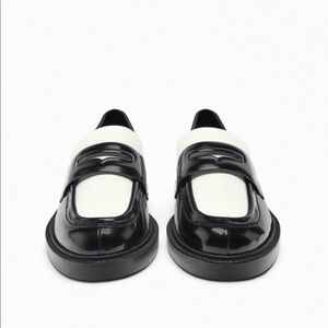 Zara contrast loafers